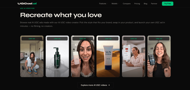 UGCad AI - #1 AI UGC Video Ad Generator for E-Commerce screenshot 2