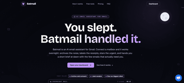 Batmail screenshot 1