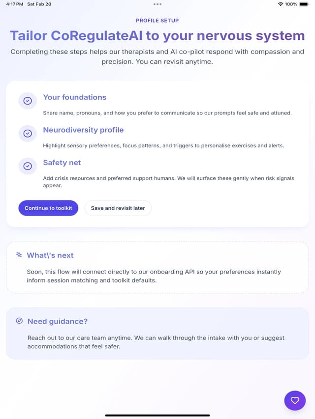 CoRegulateAI screenshot 1