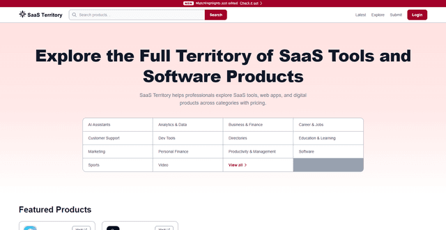 SaaS Territory screenshot 2