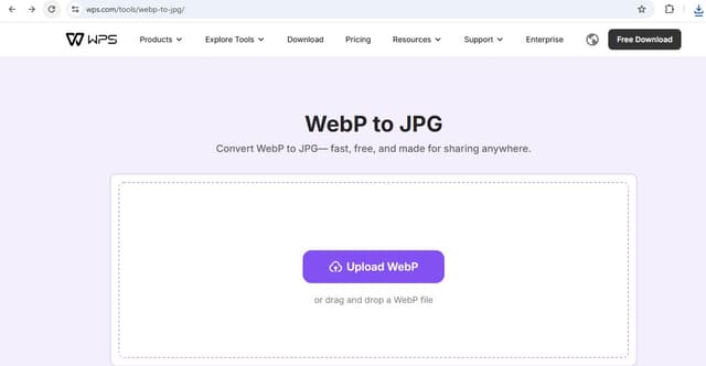 WebP To JPG screenshot 1