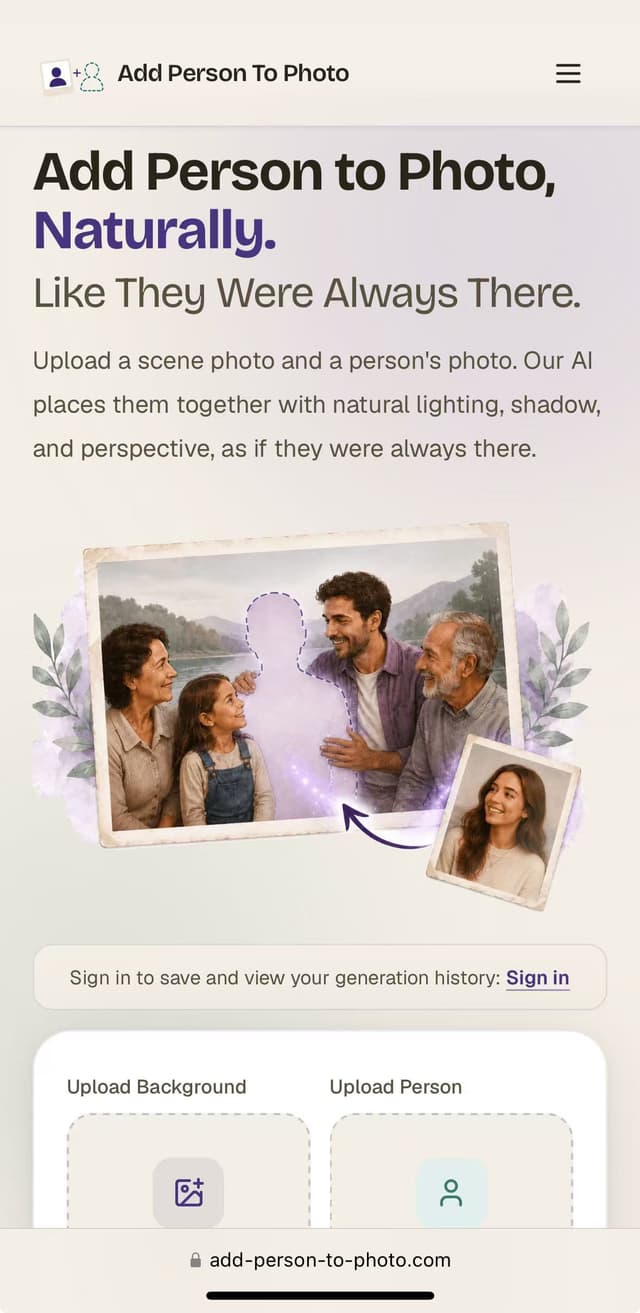 Add Person To Photo screenshot 3