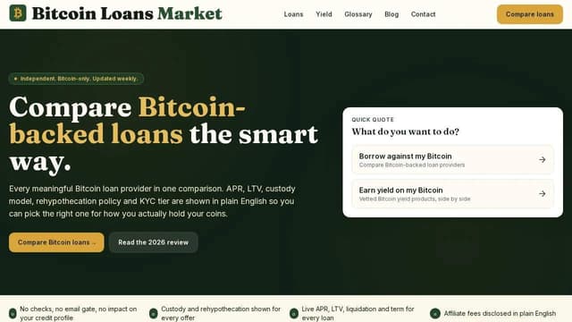 Bitcoin Loans Market screenshot 1