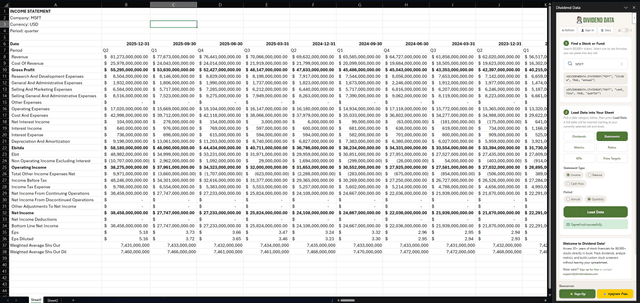Dividend Data screenshot 3