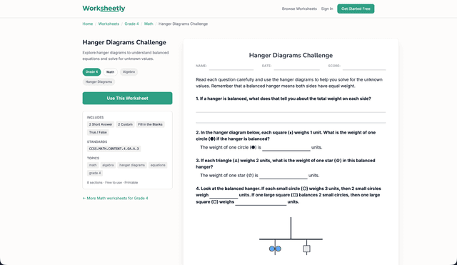 Worksheetly — Create Beautiful Worksheets in Seconds screenshot 2