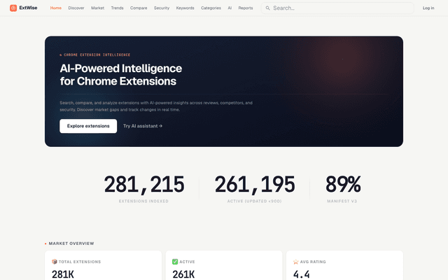 ExtWise screenshot 1