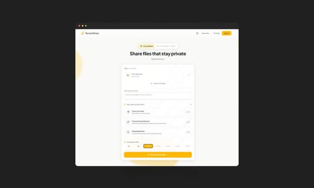 RocketShare screenshot 2