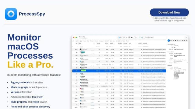 ProcessSpy screenshot 1