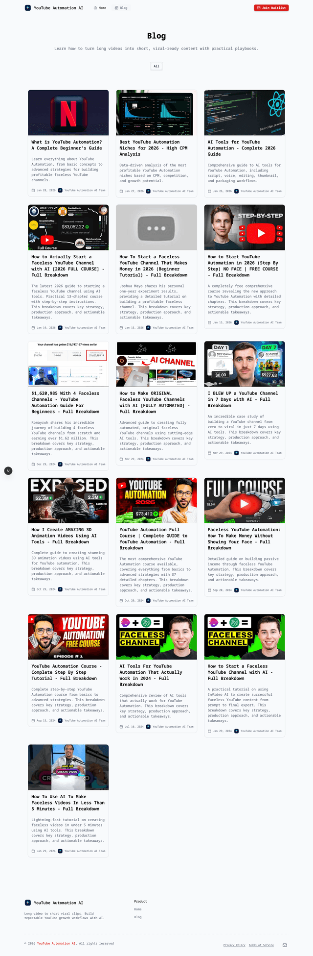 YouTube Automation AI screenshot 1
