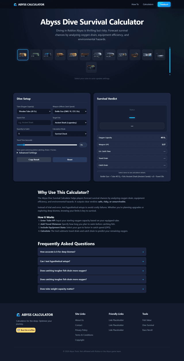 Abyss Game Calculator screenshot 3
