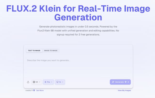 Flux2 Klein screenshot 1