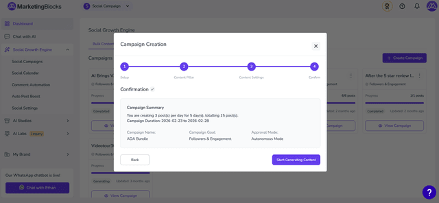 MarketingBlocks AI screenshot 5