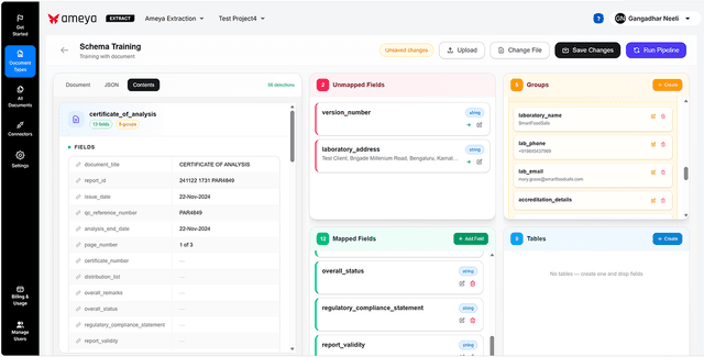 Ameya AI - Document AI and Analytics screenshot 4