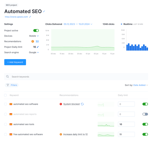 UpSEO - SEO as a Service for Small Businesses screenshot 4