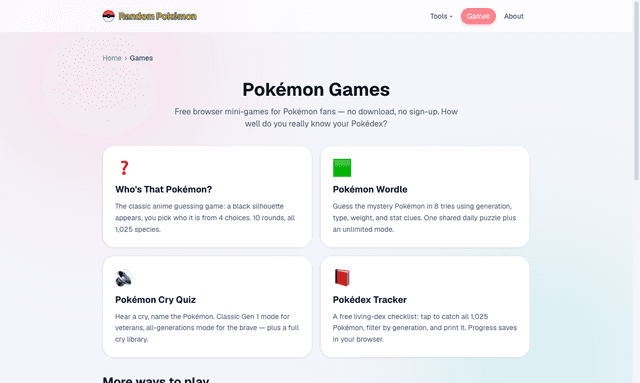 Random Pokemon Generator screenshot 2