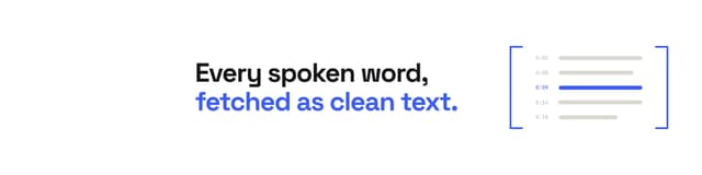 TranscriptFetch screenshot 1