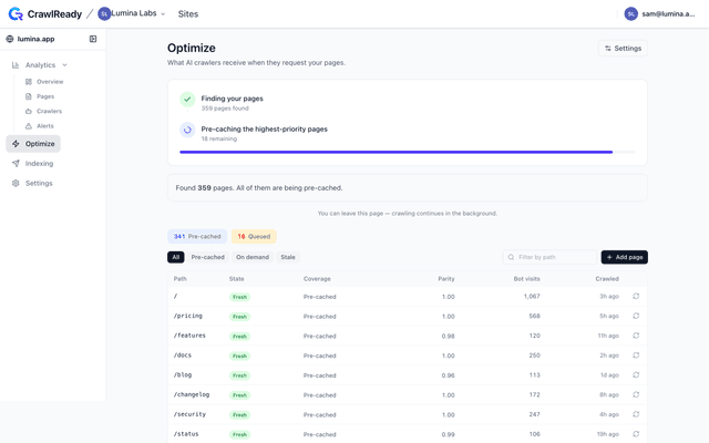 CrawlReady screenshot 3