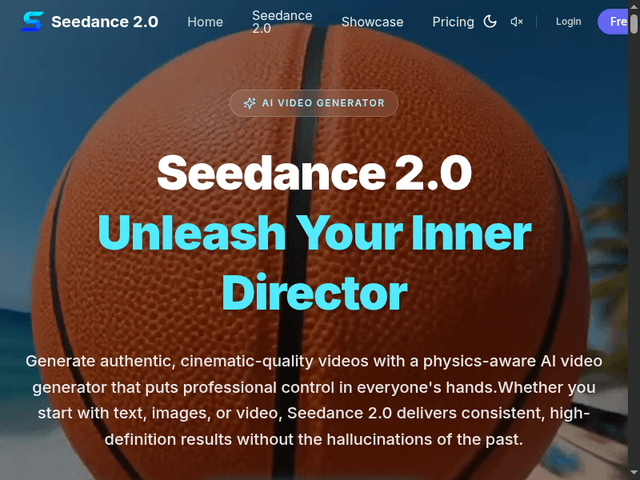 Seedance 2.0 AI Video Generator screenshot 1