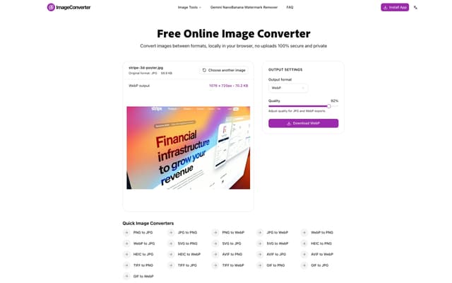 ImageConverter - Image Editing Tools screenshot 5