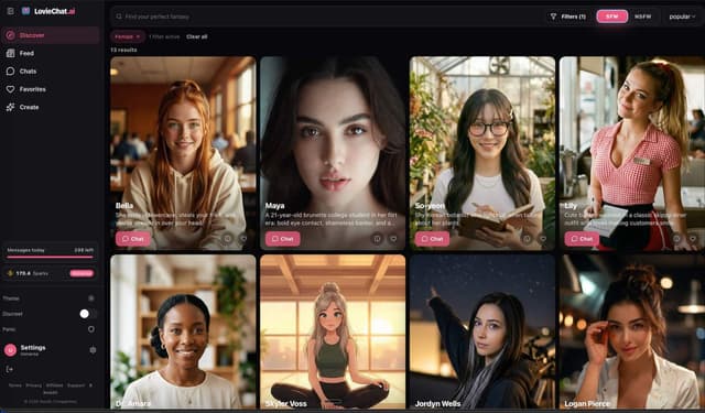 LovieChat.ai screenshot 1