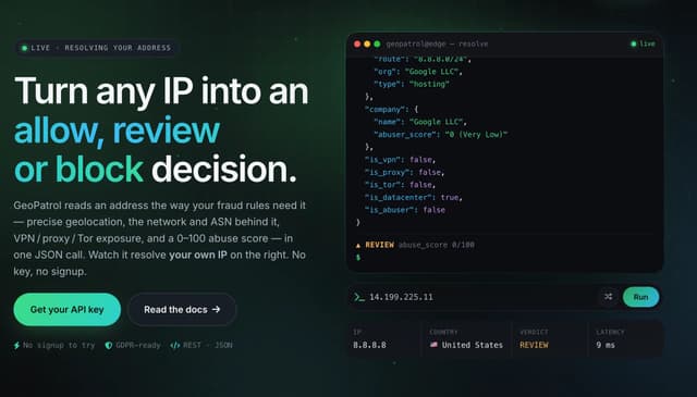 GeoPatrol screenshot 1