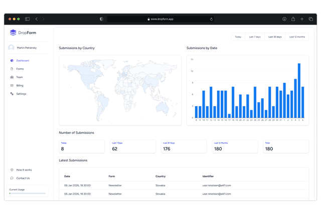 DropForm screenshot 2