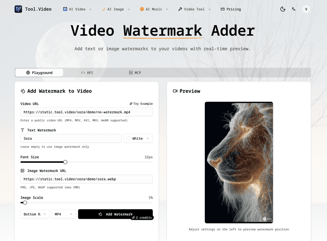 Tool Video – AI Video Generation Toolkit & API - Video Tool screenshot 4
