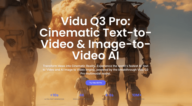 Vidu Q3 Pro screenshot 1