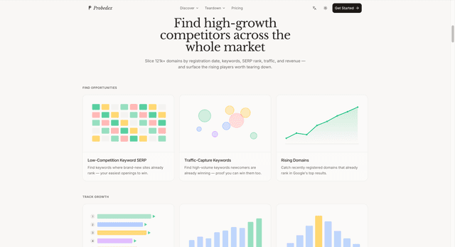 Probedex screenshot 2