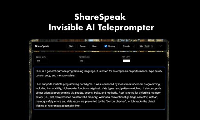 ShareSpeak screenshot 1