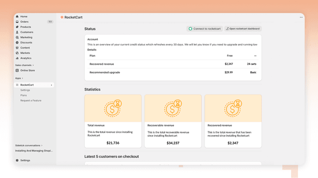 RocketCart screenshot 4