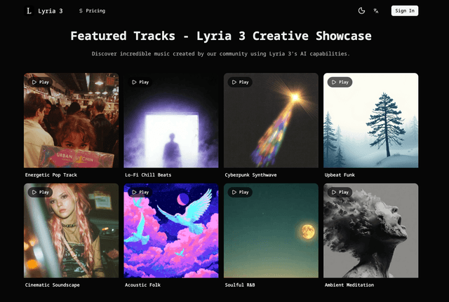 Lyria 3 AI Music Generator screenshot 1