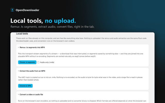 OpenDownloader screenshot 4