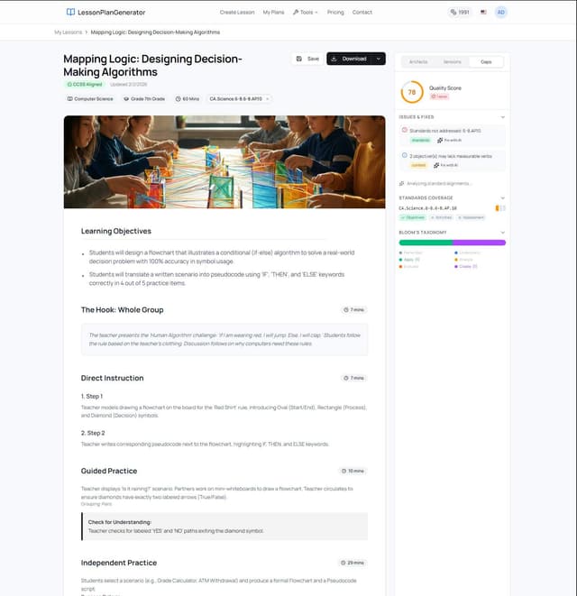 LessonPlanGenerator screenshot 2