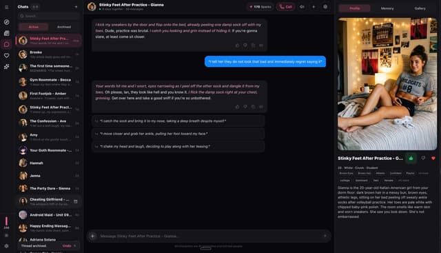 LovieChat.ai screenshot 2