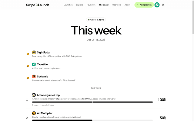 SwipeToLaunch screenshot 3