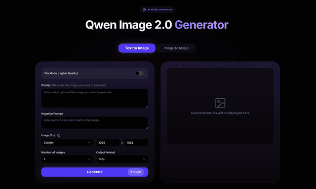 Qwen Image 2 screenshot 2
