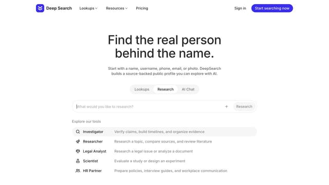 Deep Search screenshot 1