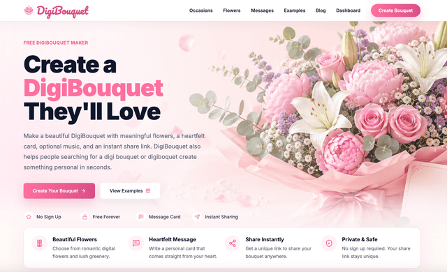 DigiBouquet screenshot 1
