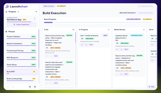 LaunchChair screenshot 2