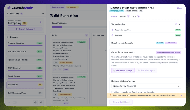 LaunchChair screenshot 3