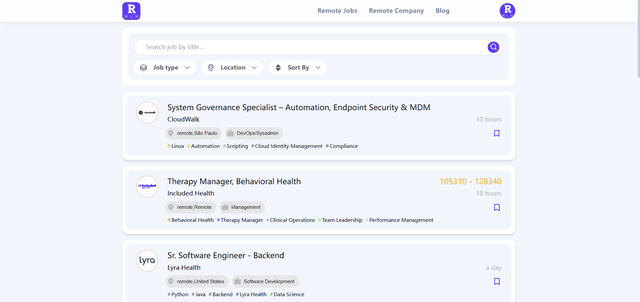 RemoteWLB screenshot 2