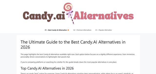 CandyAIAlternatives screenshot 1
