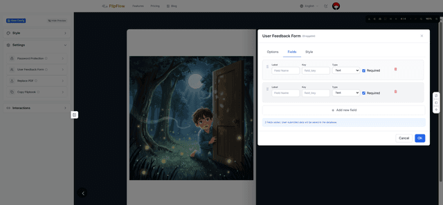 FlipFlow turns PDF, Word, and images into flipbooks. screenshot 5