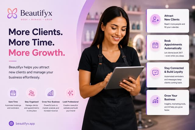 Beautifyx — AI-Powered Software for Beauty Businesses screenshot 3