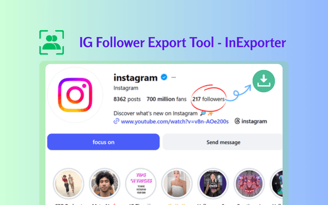 IG Follower Export Tool screenshot 1