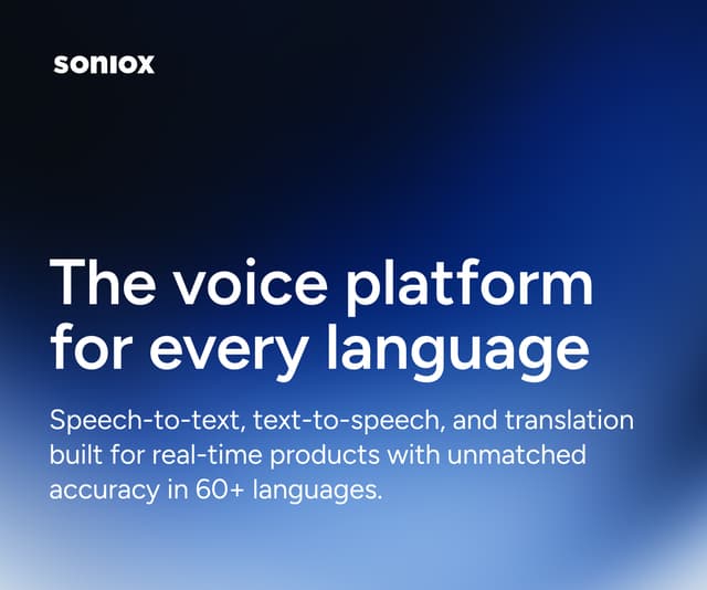 Soniox screenshot 1