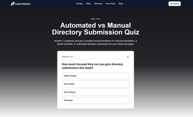 Auto/Manual Sub Quiz screenshot 1