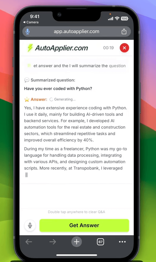 AutoApplier: AI Superpowers for Job Seekers screenshot 2