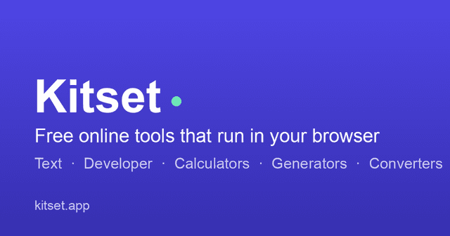 Kitset screenshot 1